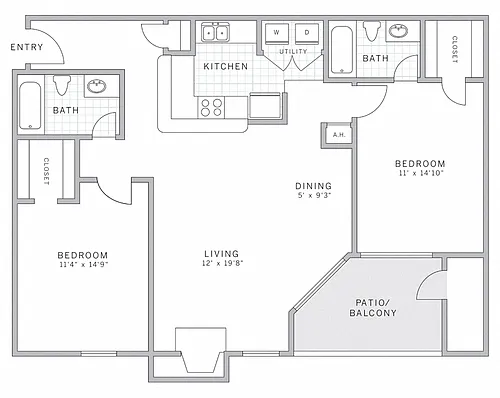 Floor plan B1