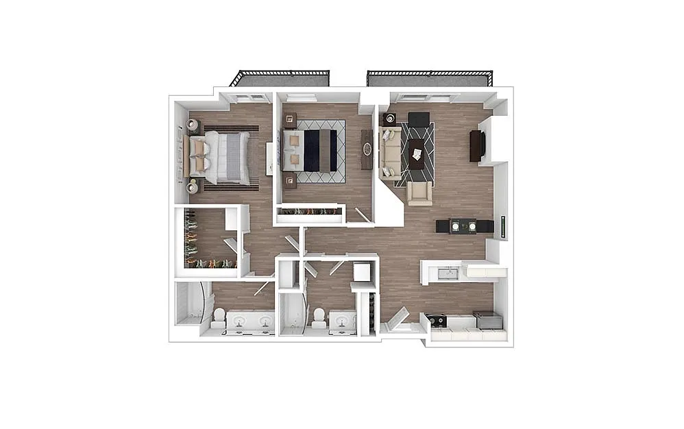 Floor plan B6