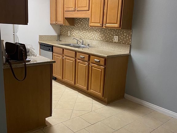 kitchen with granite countertops