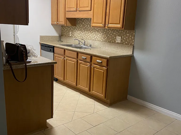 kitchen with granite countertops
