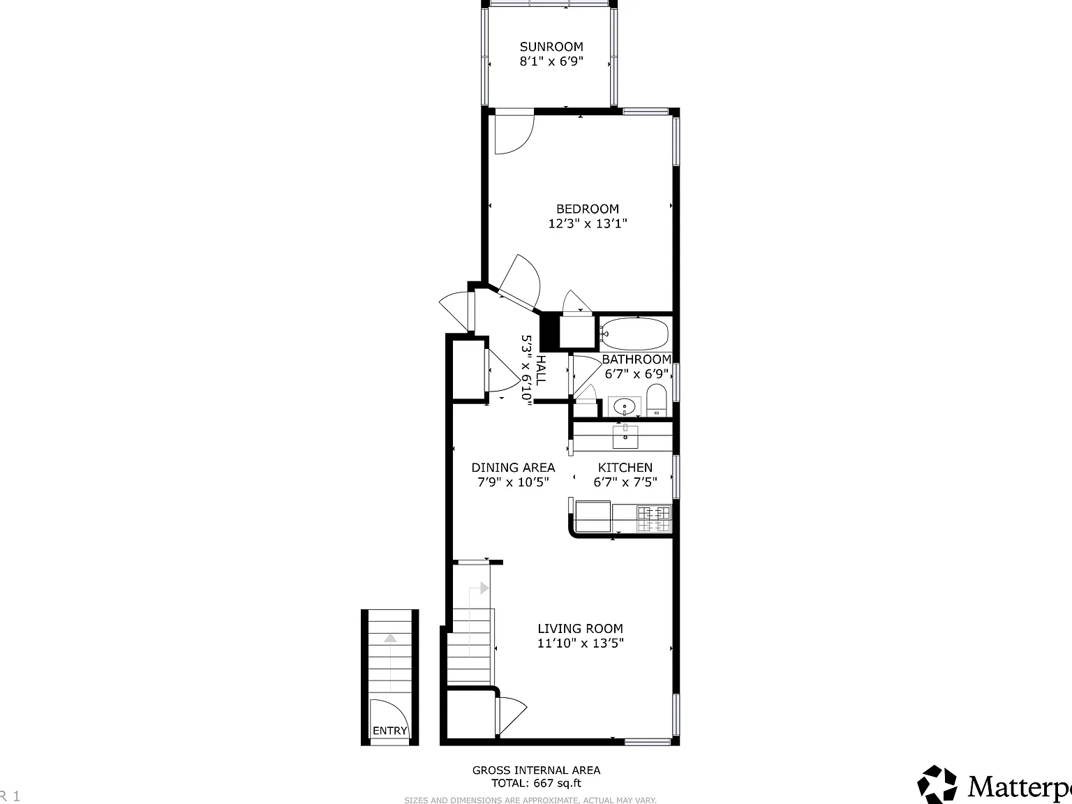 1 bed, 748 sqft, $968 — Photo 2