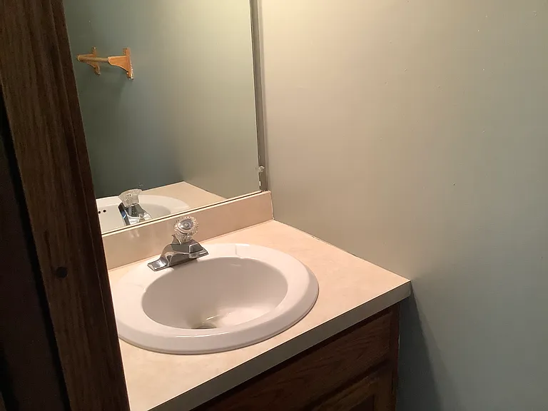 Conveniently located half bath on main floor