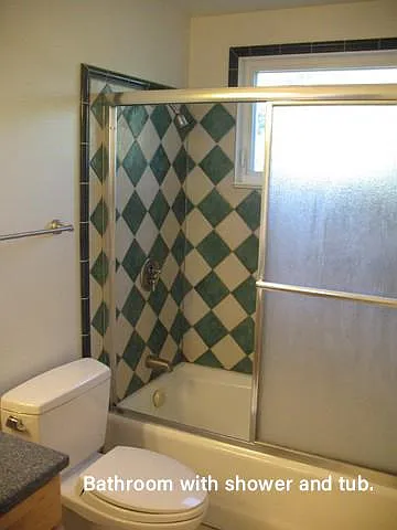 Bathroom with shower and tub