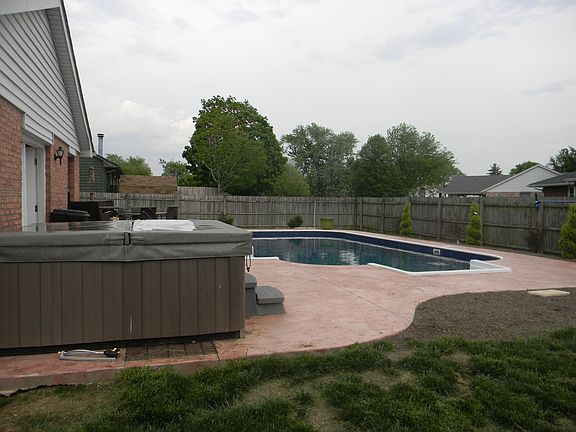 Hot Tub and Inground Pool