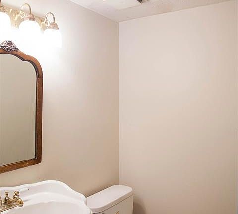 Downstairs half bath