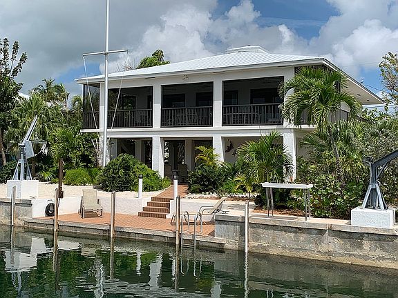 View of home from canal