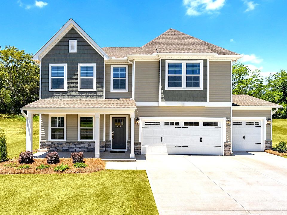 Telfair Plan with Three-car Garage