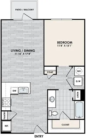 Floor plan A1E