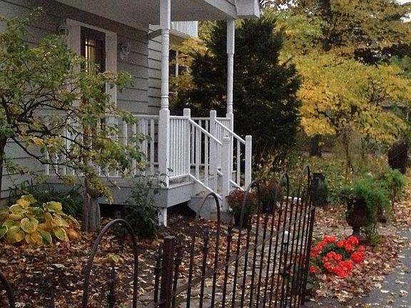 Porch door from alley