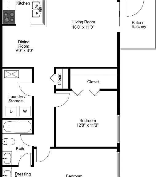 Two Bedroom Two Bedroom