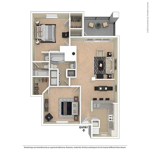 Floor plan 2 X 2