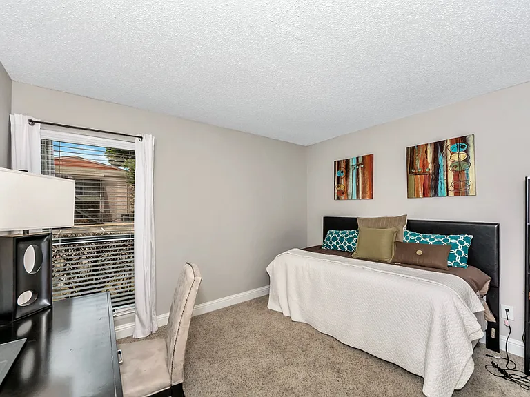 Flexible secondary bedroom perfect for guest space or home office.