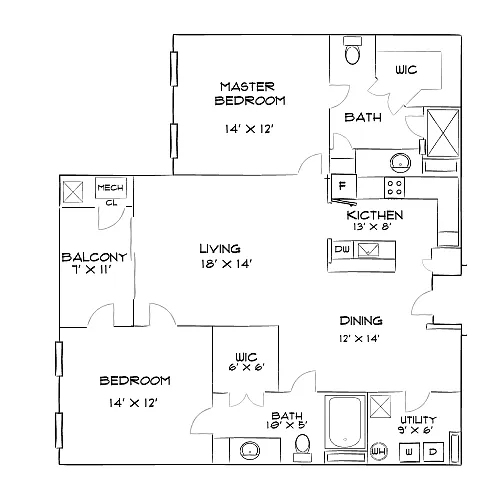 Floor plan Design 2D Premier