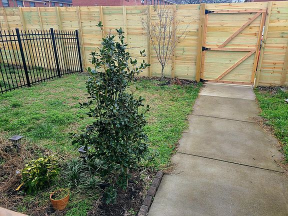 Fenced in yard