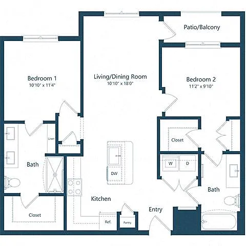 Floor plan B1