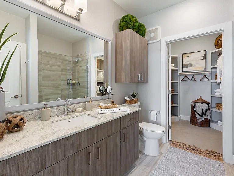 Bathroom with Walk-in Closet