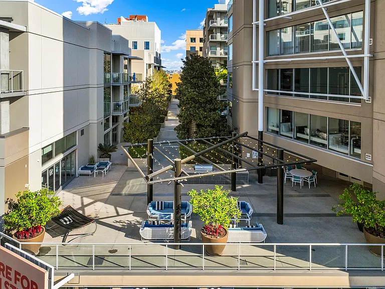 Sun Balcony at 1600 Vine in Hollywood, CA.