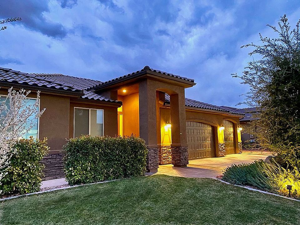 Evening front of home view