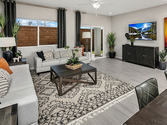 Dining area to great room