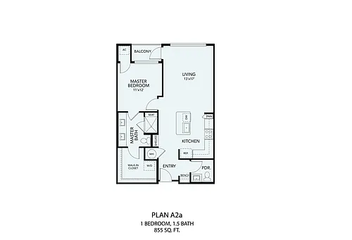 Floor plan A2a