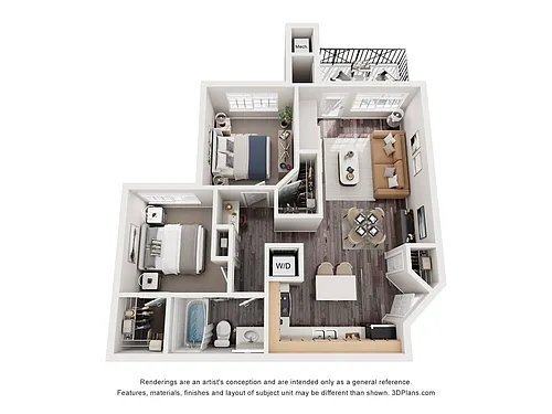 Floor plan Mt Evans
