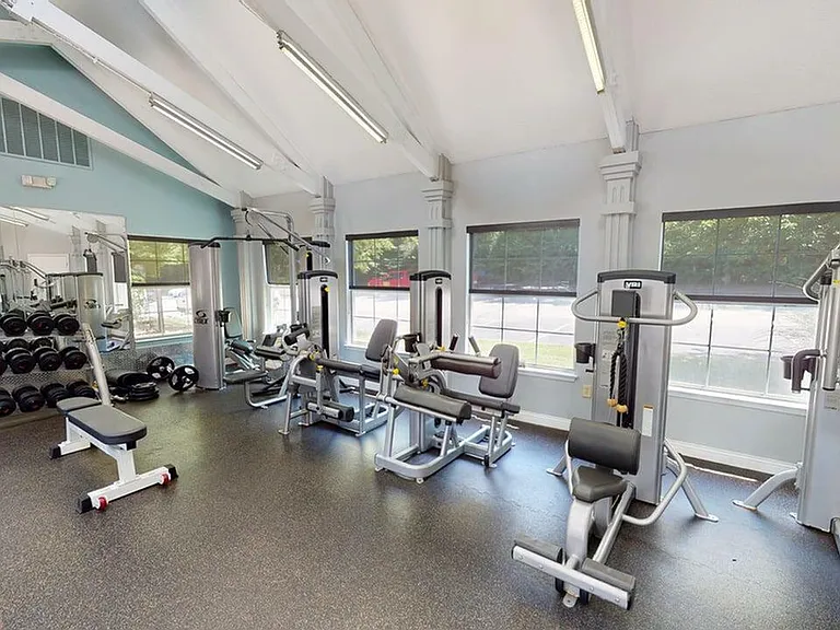 Modern Gym with Machines and Weights