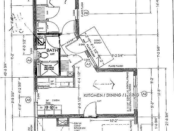 Floor layout from architect.