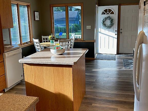 Kitchen & front entrance