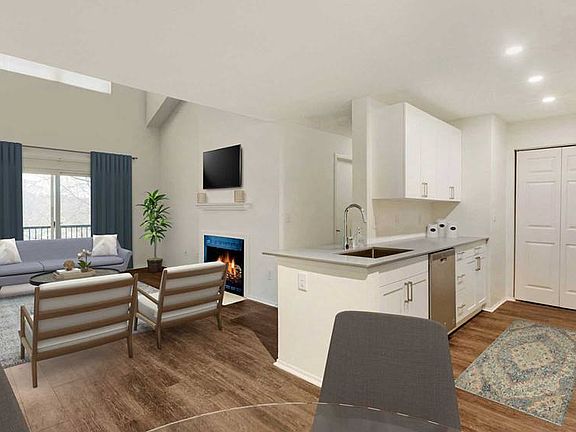 Finish Package II kitchen, dining, and living areas with hard surface flooring