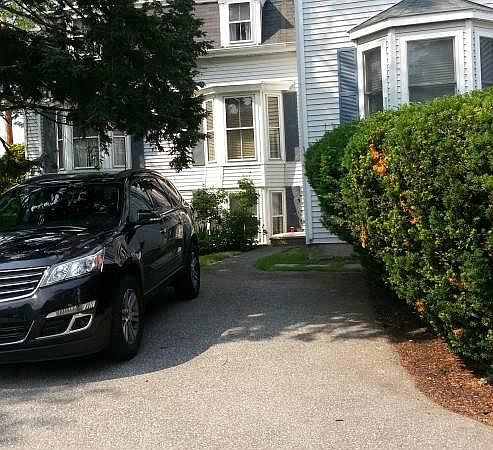Entrance and Off street parking