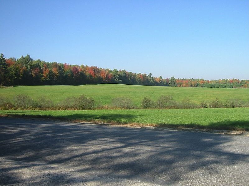 View across road