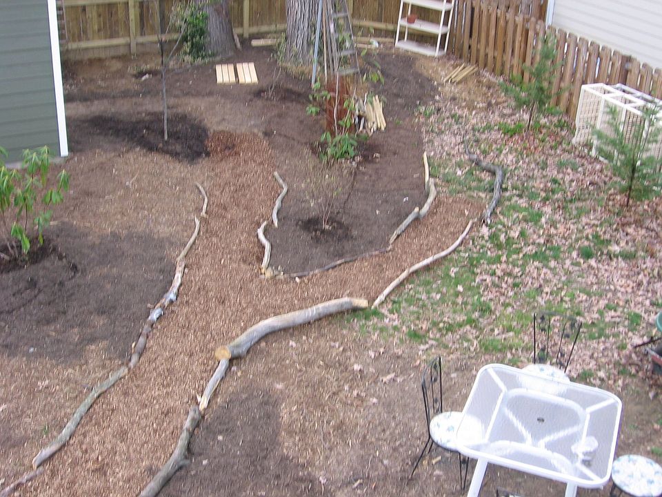 Backyard landscaping