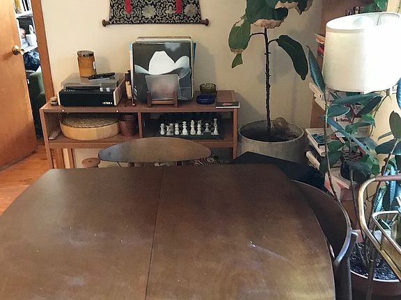 Dining area with separate living room
