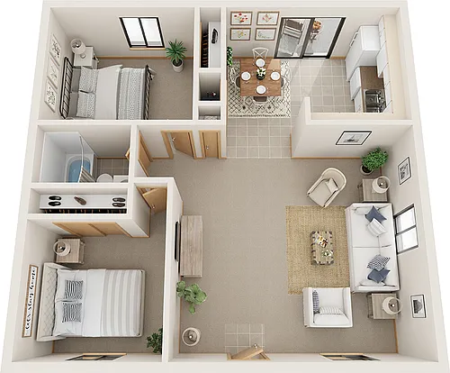 Floor plan Alleghney Lower