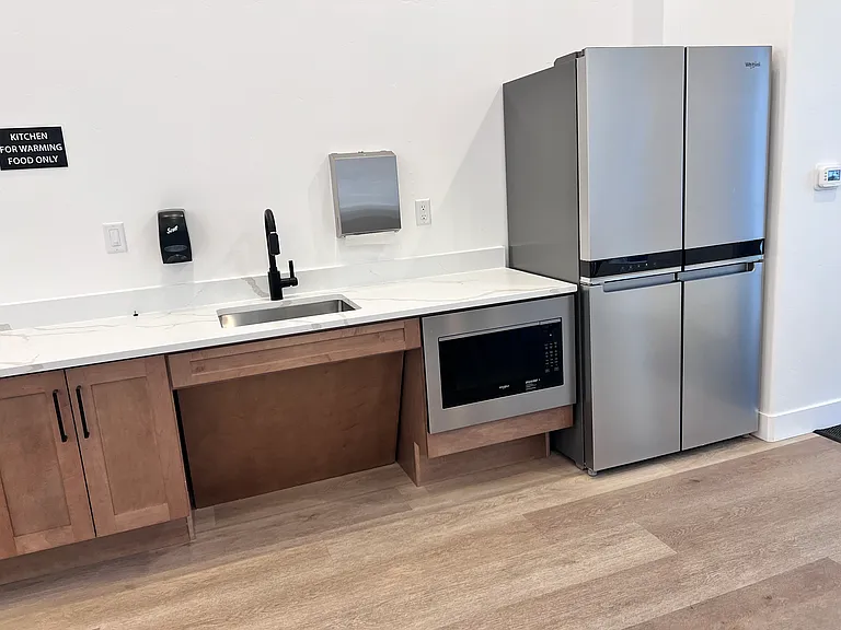Clubhouse kitchenette