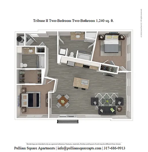 Floor plan Tribune II