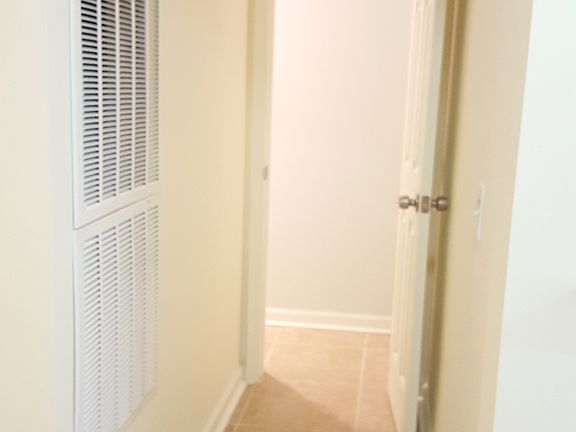 Bathroom entrance from living room