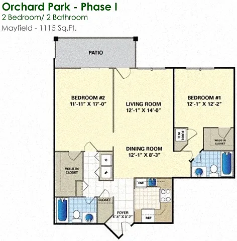 Floor plan Mayfield (2/2)