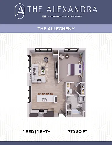 Floor plan The Allegheny