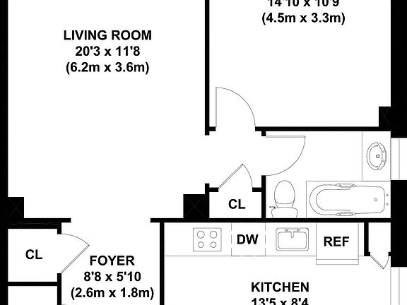 2nd image of 535 W 110th St #4-A