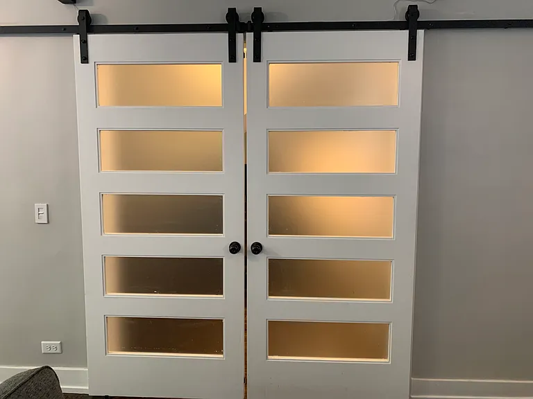 Stairs to Lower Level - Doors Closed