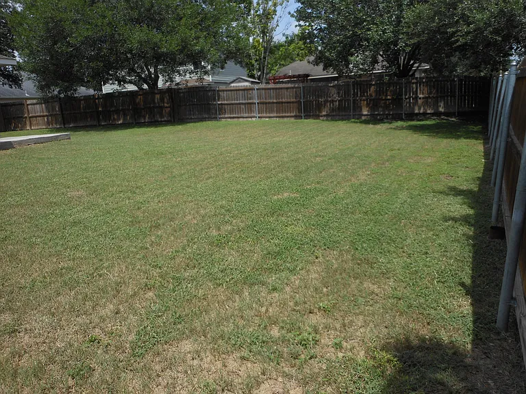 Continued Beautiful, Spacious, fenced backyard.