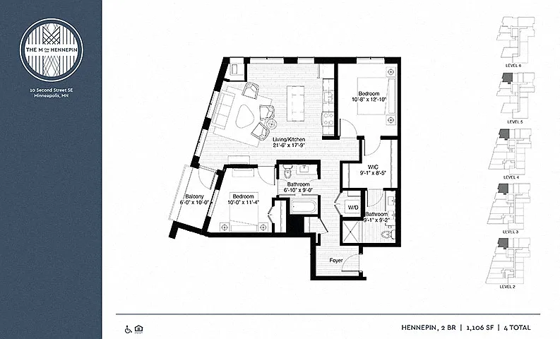 Floor plan Hennepin