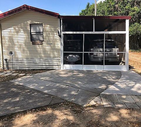 Driveway and tree line