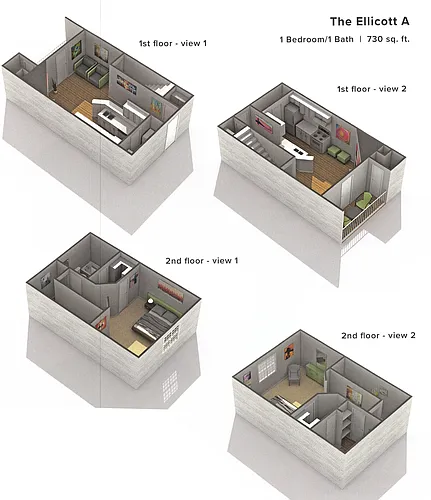 Floor plan The Ellicott A