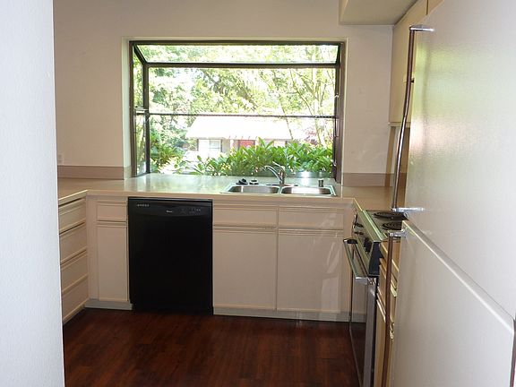 Kitchen with greenhouse window