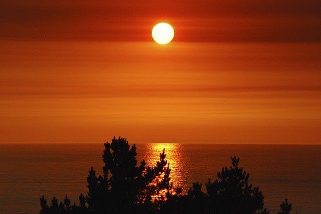 Sunset View from Deck