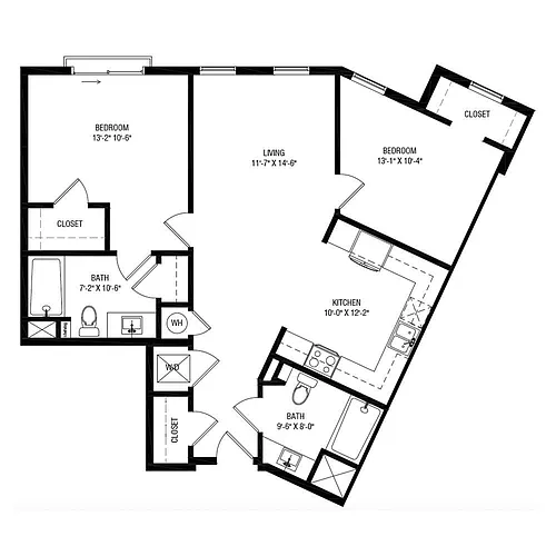 Floor plan Emory B3