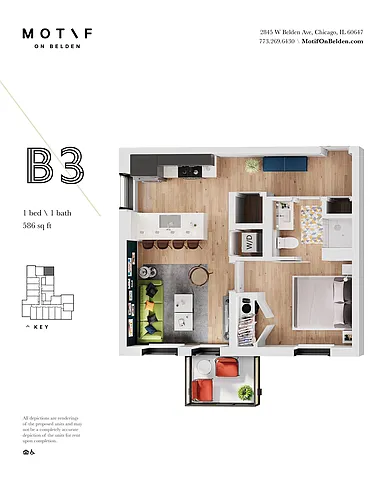 Floor plan B3