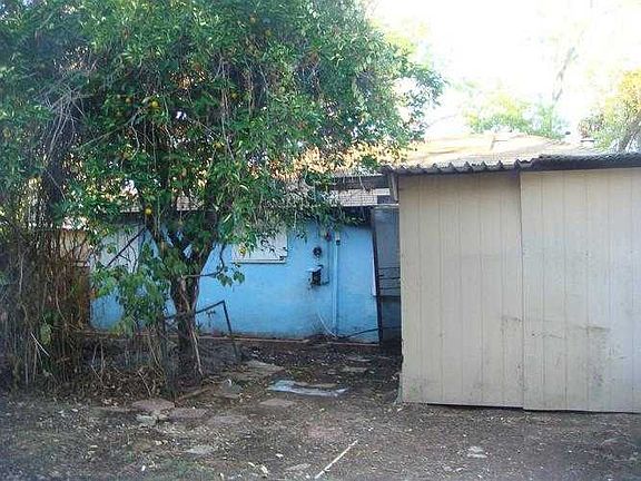 rear of the house